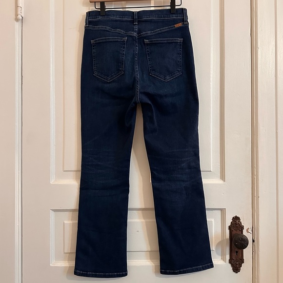 AYR The Pop Straight Leg Crop Slim Straight Jeans Dark Wash Icon Size 29 - Picture 7 of 13